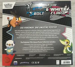POKEMON SV10.5 BLACK BOLT WHITE FLARE POSTER COLLECTION BOX SEALED - Image 2