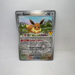 Eevee 074/131 Pokemon Day Cosmos Reverse Holo NM - Image 1