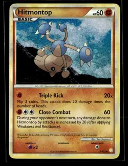Hitmontop 5/123 HeartGold & SoulSilver Rare Holo Pokemon - Image 1
