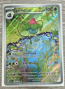 Pokemon TCG SV: Scarlet & Violet 151 Ivysaur #167/165 Illustration Rare - Image 1