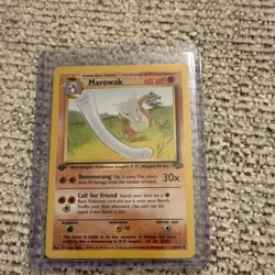 Pokemon TCG Marowak 0391st ed Jungle Uncommon 1999 English - Image 1