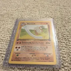 Pokemon TCG Marowak 0391st ed Jungle Uncommon 1999 English - Image 2