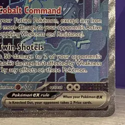 Pokemon TCG Pokemon Iron Crown Ex 158/131 Special Illustration Rare - Image 3
