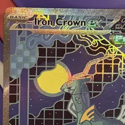 Pokemon TCG Pokemon Iron Crown Ex 158/131 Special Illustration Rare - Image 5