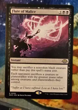 MTG Flare of Malice x1 NM from MH3 - Image 1
