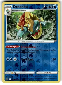 Pokemon - Drednaw - 027/072 - Reverse Holo Rare - Shining Fates - NM - Image 1
