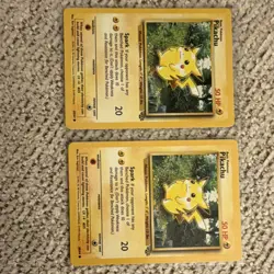 Pokemon Jungle Pikachu Wizards of the Coast 1999 60/64 Lot of 2 Cards - Image 1