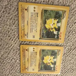 Pokemon Jungle Pikachu Wizards of the Coast 1999 60/64 Lot of 2 Cards - Image 3