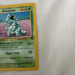 Pokemon Nidoqueen Jungle Holo Rare 7/64 1999 90 MP Unlimited English - Image 3