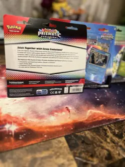 Pokemon Prismatic Evolutions Tech Sticker!! New !🔥Fast shipping !! - Image 2