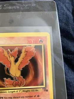 ❤‍🔥 Pokemon TCG Moltres Fossil 27/62 Regular 1999 Wizards 1st Ed RARE Lp/mp - Image 4