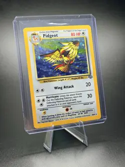 Pokemon Pidgeot 08/64 Jungle Holo Rare 80 HP Wing Attack Hurricane - Image 1