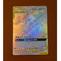 Pokemon Moltres & Zapdos & Articuno GX 69/68 Hidden Fates Secret Rare Holo - Image 1