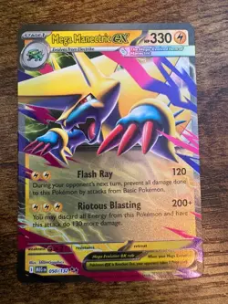 Mega Manectric ex 050/132 Mega Evolution NM Pokemon TCG - Image 1