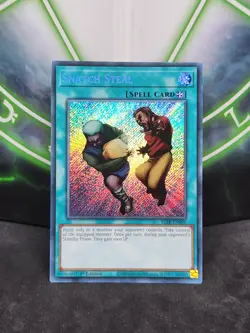 Yugioh Snatch Steal BLTR-EN096 Secret Rare 1st Edition NM - Image 1
