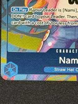 One Piece Card Game Nami Winner P-112 Heroines Battle Promo ENGLISH - Image 3