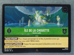 Carte LORCANA FR - Chapitre 6 102/204 Ile de la chouette - Rare✨ FOIL ✨ Neuf - Image 1