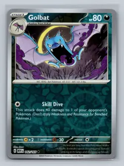 Golbat Reverse Holo NM 042/165 Scarlet & Violet 151 Pokemon Card - Image 1