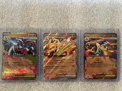 Pokemon Mega Charizard Ex Promo Card Lot Of 3 - Image 1