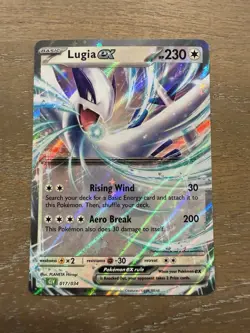 Lugia ex Holo Classic Collection Trading Card Game Classic 017/034 NM M034 - Image 1