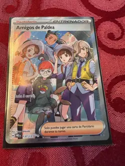 SV: Prismatic Evolutions Friends in Paldea #137/131 Pokemon Card Spanish - Image 1