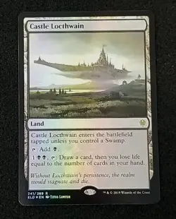 MTG Castle Locthwain - Throne of Eldraine - Foil #241 NM/Never Played - Image 1