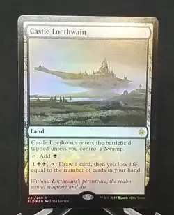 MTG Castle Locthwain - Throne of Eldraine - Foil #241 NM/Never Played - Image 3