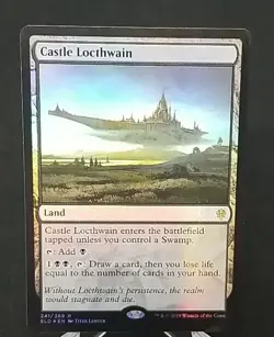 MTG Castle Locthwain - Throne of Eldraine - Foil #241 NM/Never Played - Image 4