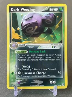 Dark Weezing - Ex Team Rocket Returns Set 42/109 EXC-NM BUY 2 CARDS GET 1 FREE! - Image 1