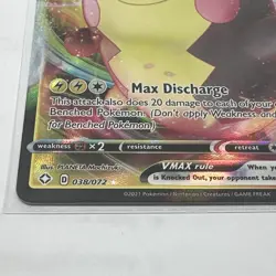 038/072 Morpeko VMAX Ultra Rare Shining Fates Pokemon TCG Card - Image 3