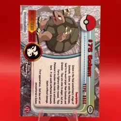 2000 Pokemon Card Topps Chrome Golem #76 NM - Image 2