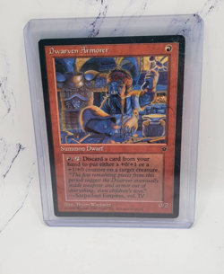 Magic The Gathering Dwarven Armorer Fallen Empires MTG - Image 1