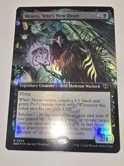 Moseo, Vein's New Dean (Extended Art) Secrets of Strixhaven Foil - Image 1
