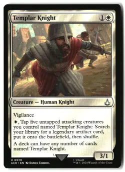MTG Templar Knight [ACR - 10] NM 5-17 - Image 1