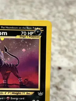 Pokemon TCG Houndoom Neo Revelation Holo 8/64- Partial Double HoloU- MP - Image 3
