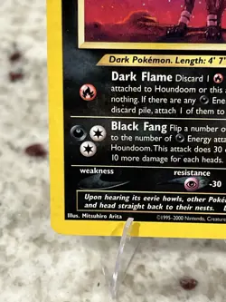 Pokemon TCG Houndoom Neo Revelation Holo 8/64- Partial Double HoloU- MP - Image 4