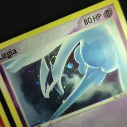 BLEED ERROR SWIRL Lugia 2/17 Ho-Oh 1/17 EX Pop Series Cosmos Holo Pokemon Card - Image 4