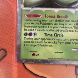 The Pokemon Company Celebi Prime Triumphant 92/102 Ultra Rare Holo 60 HP 2010 - Image 4
