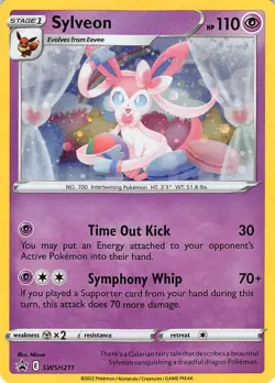 Sylveon SWSH211 Holo Promo Sword & Shield Promo Pokemon Lightly Played - Image 1