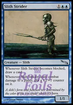 Slith Strider 2x FOIL MDN MTG Mirrodin Uncommon MINT blue - Image 1