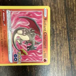 Radiant Charizard 011/078 Pokemon GO Holo NM - Image 5