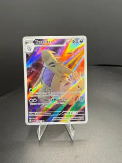 Pokemon Tyranitar Illustration Rare Full Art Holo Sv02 222/193 180 HP - Image 1