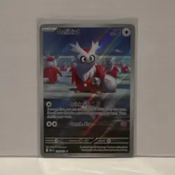 Pokemon Delibird 152/132 Me01: Mega Evolution Illustration Rare Holo TCG - Image 1