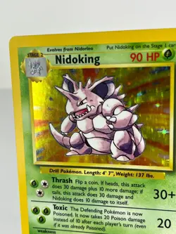 Nidoking 11/102 - Base Set - Holo - Pokemon - NM - Image 2