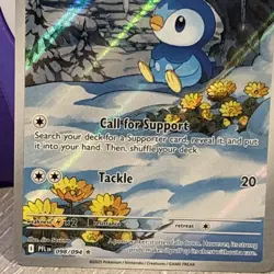 Pokemon TCG Piplup Illustration Rare 098/094 Near Mint Phantasmal Flames - Image 2