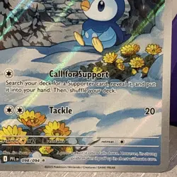 Pokemon TCG Piplup Illustration Rare 098/094 Near Mint Phantasmal Flames - Image 3