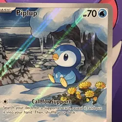 Pokemon TCG Piplup Illustration Rare 098/094 Near Mint Phantasmal Flames - Image 4