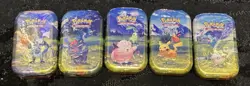 Pokemon Ascended Heroes 5 Mini Tin Complete Set Full Artwork Sealed FAST SHIP ✅ - Image 3