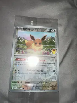 Eevee Pokemon Day Stamp Promo 074/131 - SV Prismatic Evolutions Sealed 2🌀 - Image 1