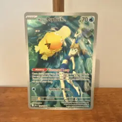 Pokemon Misty's Psyduck Full Art Holo Illustration Rare 70 HP SV10 193/182 - Image 1